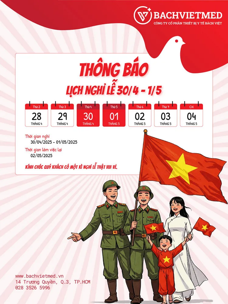 Thông báo nghỉ Lễ 30/4 & 1/5 2025
