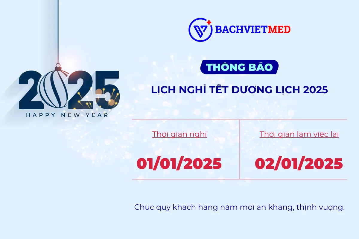 Thông báo nghỉ Tết Dương lịch 2025