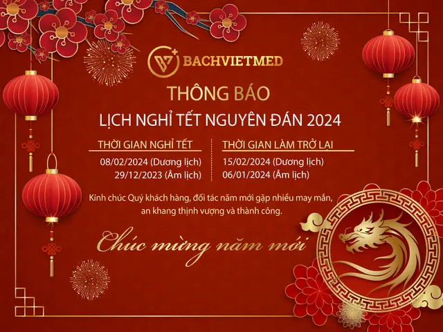 Thông báo nghỉ Tết Nguyên Đán 2024